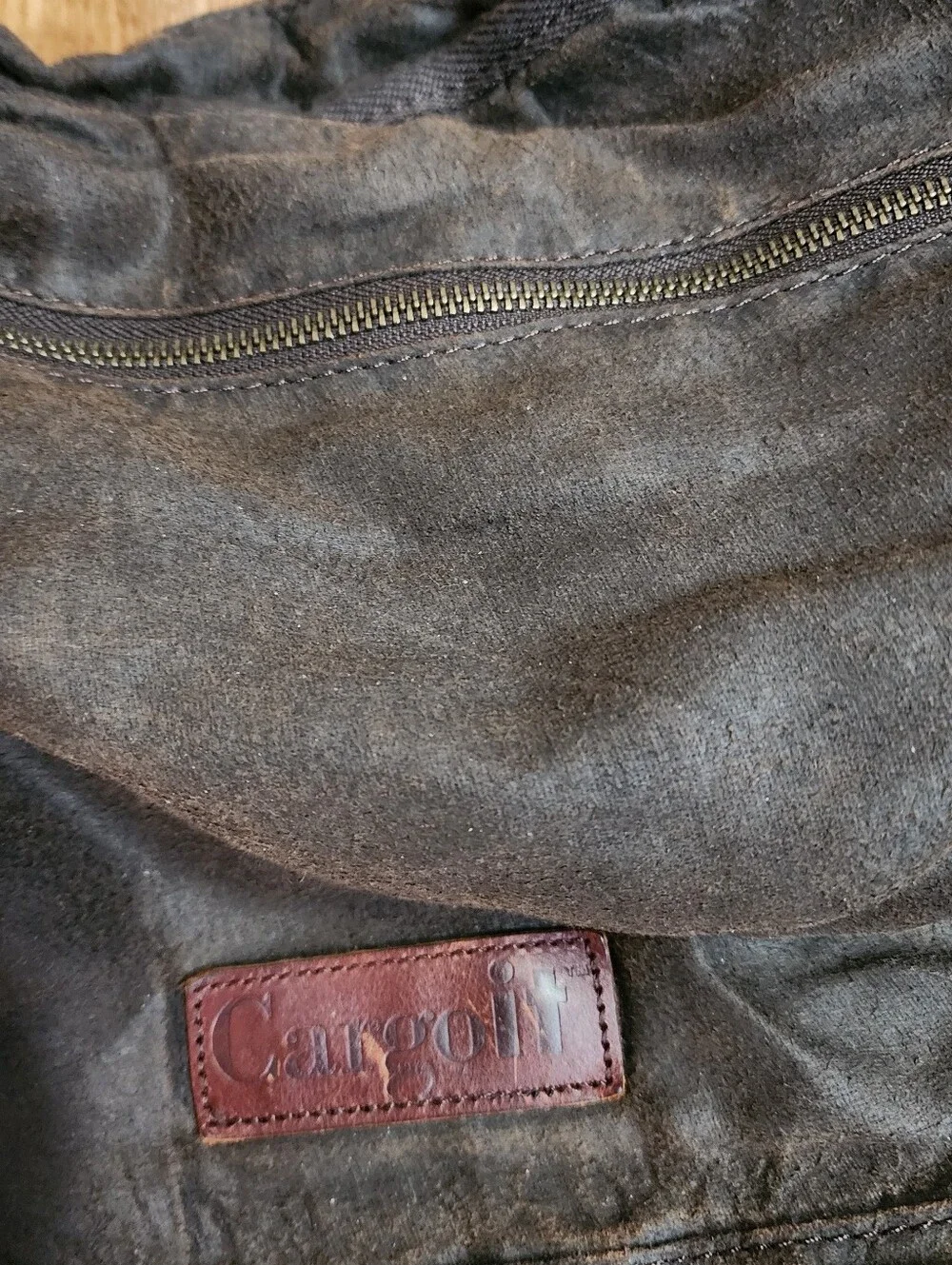 Men' Cargoit Brown Suede Messenger/ Crossbody Shoulder Bag